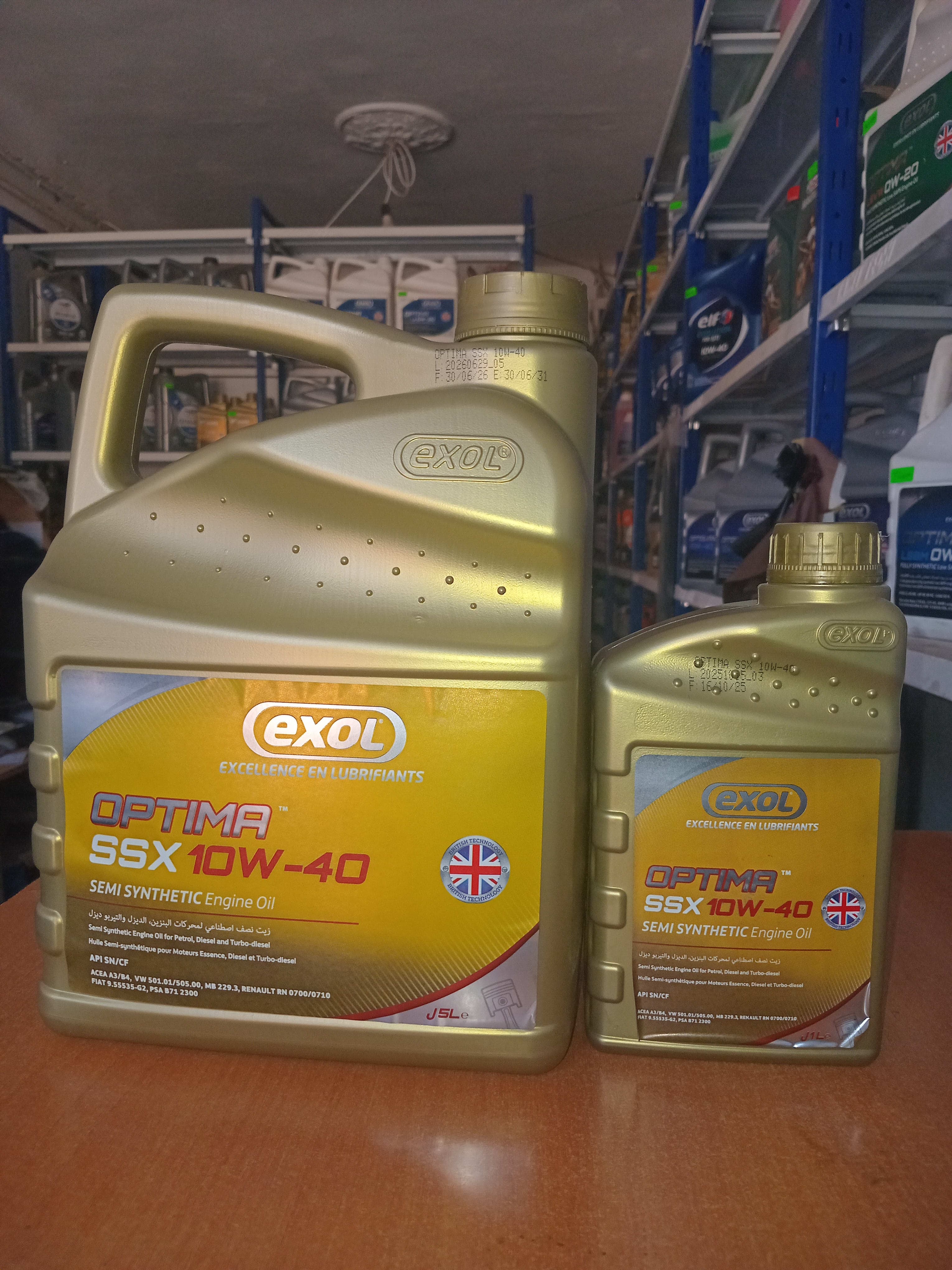 exol | OPTIMA SSX 10w40 5L (M495)