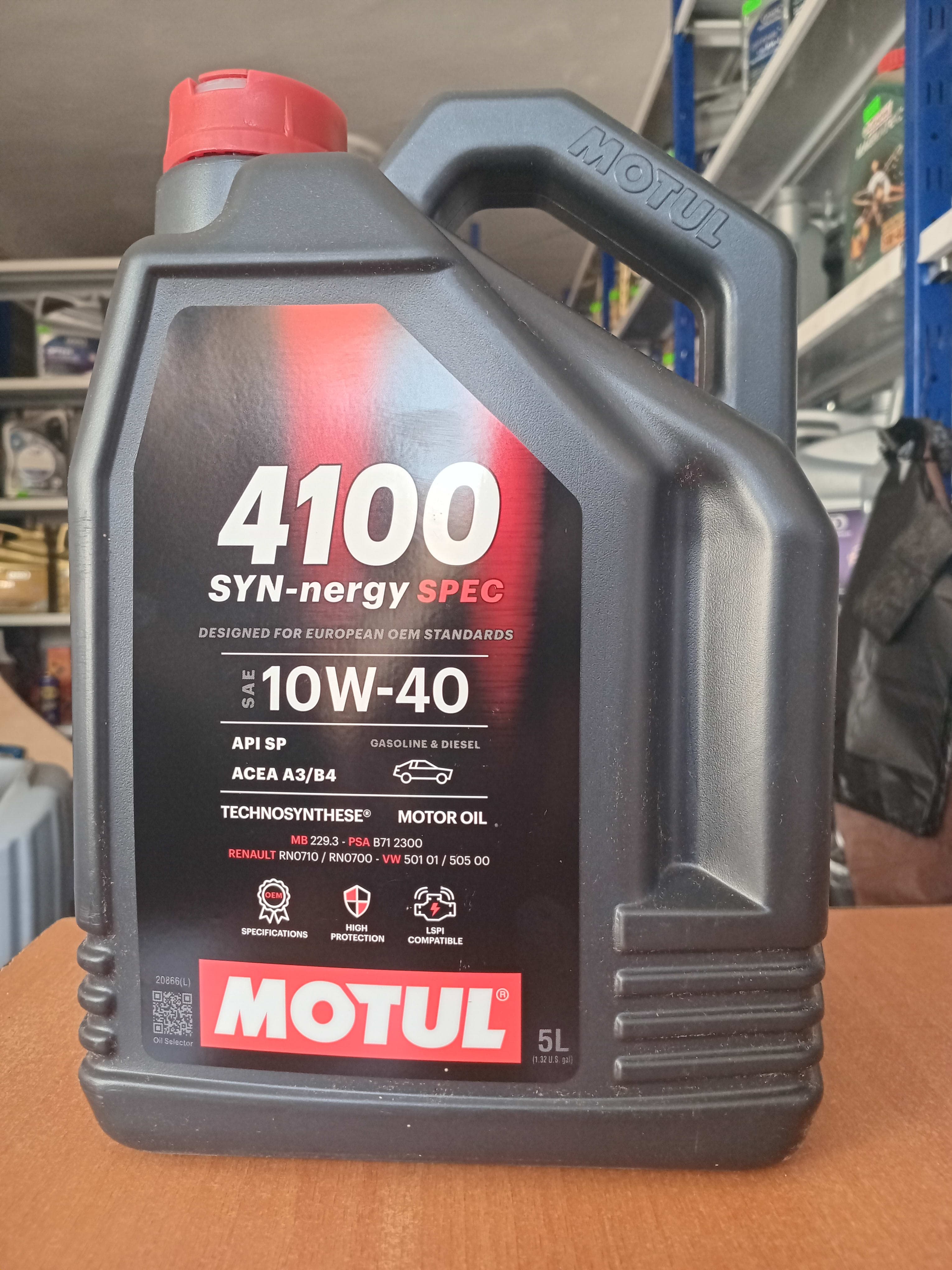 MOTUL 4100 SYN-nergy spec 10w40 5L